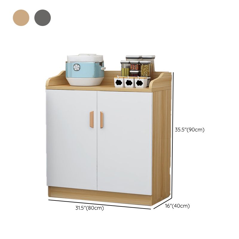 Sideboidale regolabile in legno moderno moderno moderno.