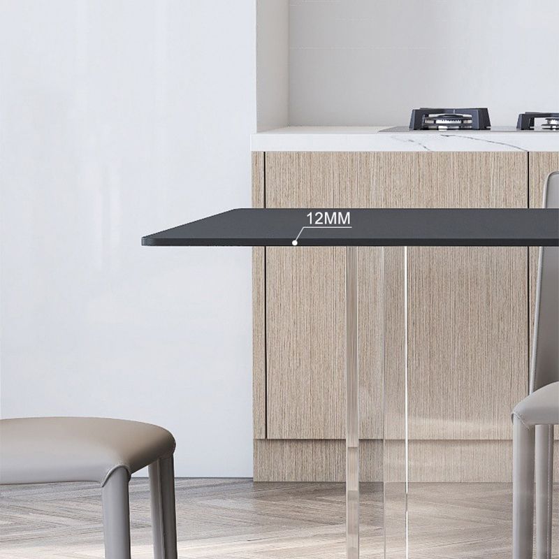 Sintered Stone Top Table Set 1/4/5/6 Pieces Designer Style Rectangle Dining Set Clearhalo 'Dining Room Sets' 'Dining Tables & Seating' 'dining_room_set' 'furn' 'furn_dining_room_set' 'Furniture' 'Kitchen & Dining Furniture' 1200x1200_152061eb-5ed3-433c-9d3c-99182a3a9f7d