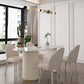 Glam White Sintered Stone Dining Table Kitchen Standard Table with Double Pedestal Base Clearhalo ' dining_table' 'Dining Tables & Seating' 'Dining Tables' 'furn' 'furn_dining_table' 'Furniture' 'furniture_dining_table' 'Kitchen & Dining Furniture' 'kitchen&dining_furn' 'kitchen' 'kitchen_dining_table' 1200x1200_1527bf40-56bc-40db-8a81-cee44b80503d