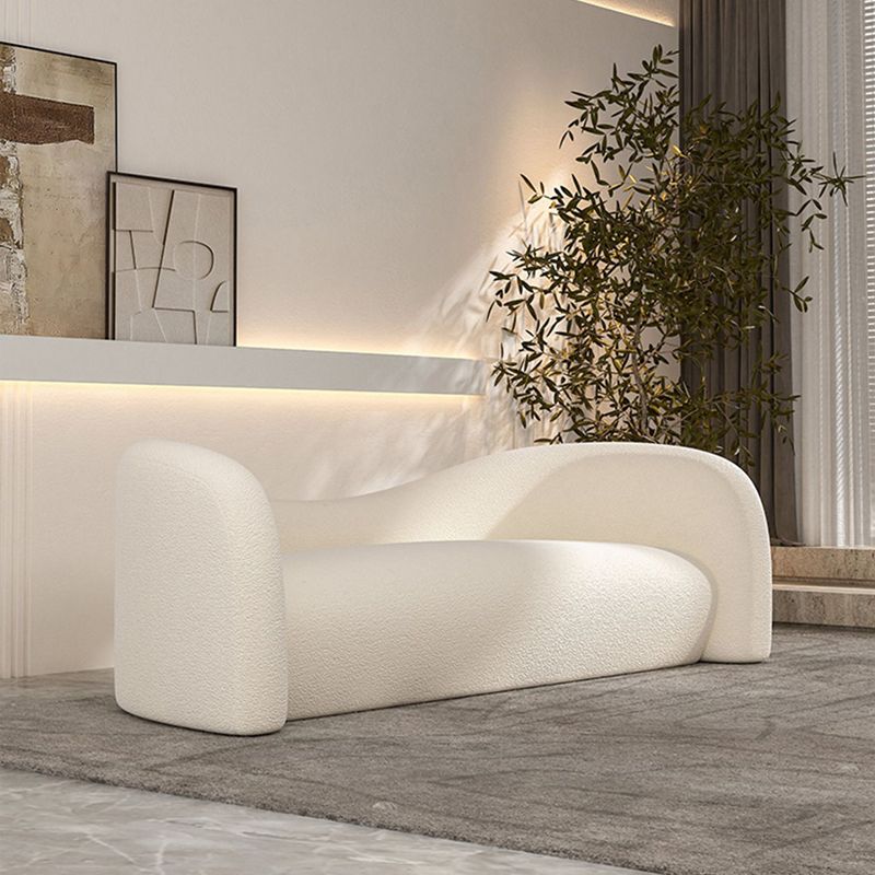 Modern Simple Curved Sofa with Tight Back for Living Room in White Clearhalo 'furn' 'furn_sofas' 'Furniture' 'Living Room Furniture' 'Sofa' 'sofas' 1200x1200_15282188-08e0-4f21-b9cb-a1db0a223339