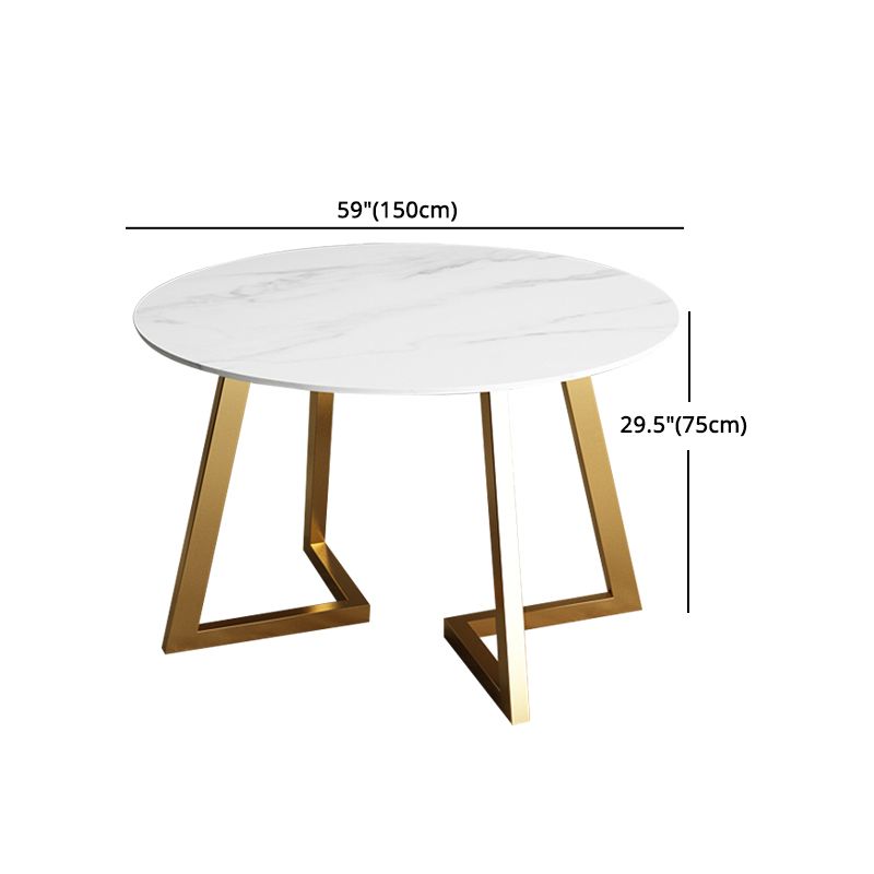 Glam Style 1/2/7 Pieces Dinette Table with Dining Chair Round Shape Dining Table Set Clearhalo 'Dining Room Sets' 'Dining Tables & Seating' 'dining_room_set' 'furn' 'furn_dining_room_set' 'Furniture' 'furniture_dining_room_set' 'Kitchen & Dining Furniture' 'kitchen&dining_furn' 'kitchen' 1200x1200_15283666-32a9-4741-b793-7a60d9b73864