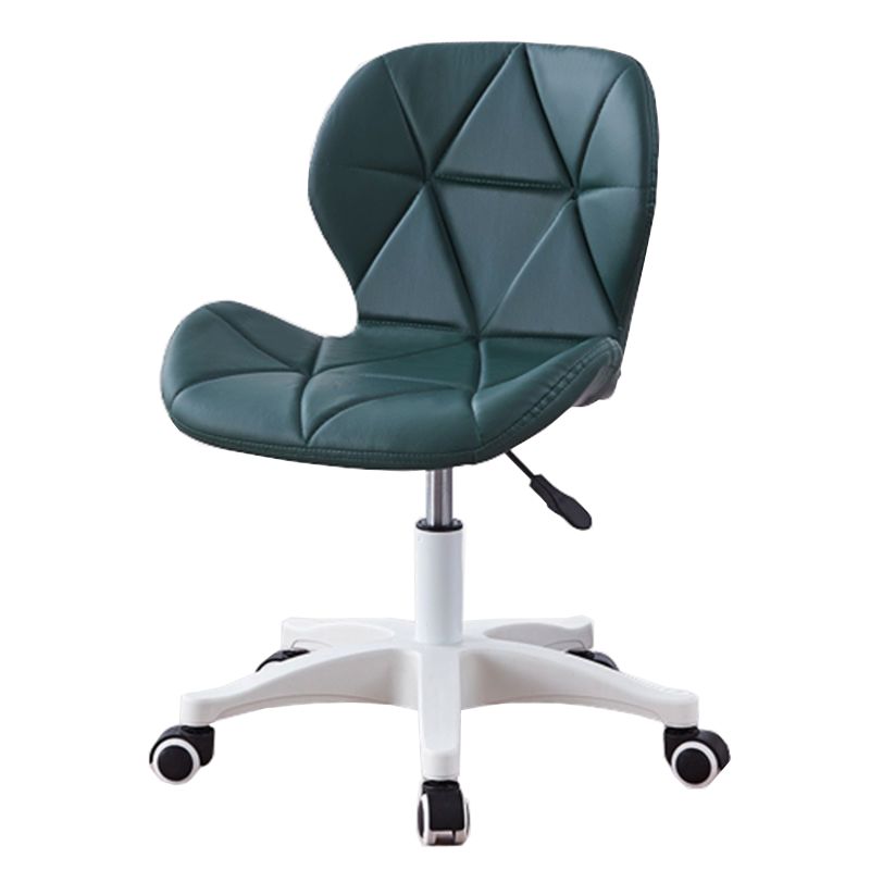 Silla sin brazo 22.4 "l x18.5" w x25.9h "silla de ruedas giratorias para sala de estar