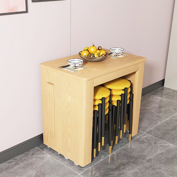 コンテンポラリースタイルのディナーテーブル長方形の家具、72.3 "L x 31.5" W x 29.5 "h