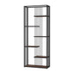 5-Shelf Modern Vertical Etagere Bookshelf Iron Frame Manufactured Wood Shelf Bookshelf Clearhalo 'Bookcases' 'furn' 'furn_bookcases' 'Furniture' 'furniture_bookcases' 'kitchen' 'kitchen_bookcases' 'Living Room Furniture' 'Office Furniture' 1200x1200_152b4b07-f2ab-4c45-8cca-cb448cc22943