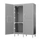 Contemporary Wardrobe Armoire Steel Wardrobe Closet with Legs for Home Clearhalo 'Armoires & Wardrobes' 'armoires_wardrobes' 'Bedroom Furniture' 'furn' 'furn_armoires_wardrobes' 'Furniture' 1200x1200_152c0f22-220b-43ee-8408-3fdfd8b394cc