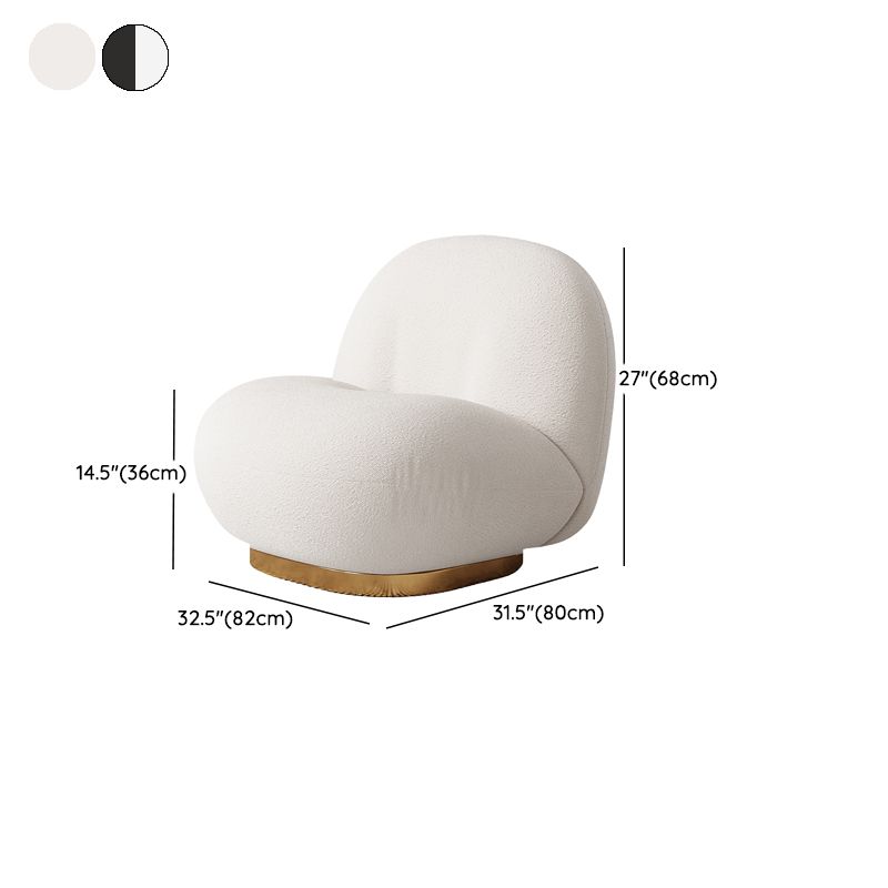 Solid Wood Chair Round Base Style Lounge Accent Chair for Living Room Clearhalo 'Accent Chairs' 'accent_chairs' 'Chairs & Seating' 'furn' 'furn_accent_chairs' 'Furniture' 'Living Room Furniture' 1200x1200_152d13fa-a38b-4287-abff-d7399bfc1b2a