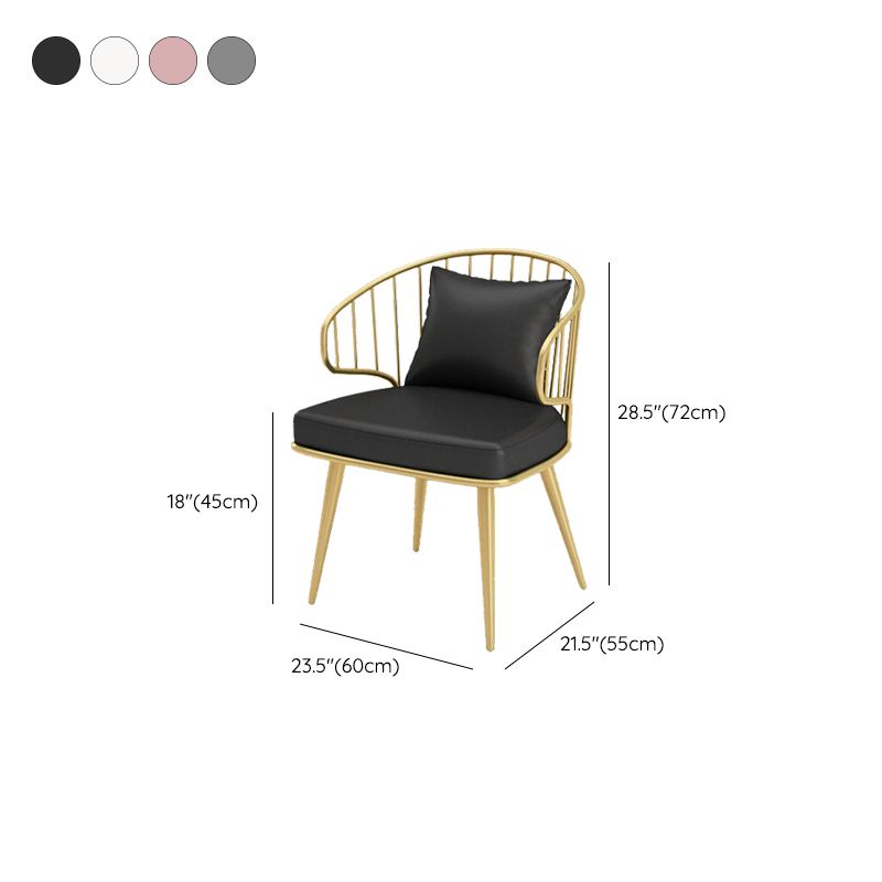 Glamour chaises de salle à manger rembourrées