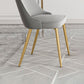 Modern Mental Solid Back Dining Side Chair Gold Kitchen Dining Side Chair Clearhalo ' kitchen&dining_furn' 'Dining Chairs' 'Dining Tables & Seating' 'dining_chair' 'furn' 'furn_dining_chair' 'Furniture' 'furniture_dining_chair' 'Kitchen & Dining Furniture' 'kitchen' 1200x1200_152eef0a-ab79-4cc5-b89f-4a675d7645eb