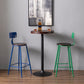Modern Armless Backrest Counter Stool Iron Bar Stool with Seat and Pedal for Cafe Clearhalo 'Bar Furniture' 'Bar Stools' 'bar_stools' 'furn' 'furn_bar_stools' 'Furniture' 'Kitchen & Dining Furniture' 1200x1200_152fe6b2-44ad-4d6f-af93-e1d530cbf040