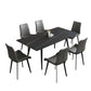 Rectangular Sintered Stone Dining Table Modern Furniture with 4 Legs in Matte Finish Clearhalo 'Dining Tables & Seating' 'Dining Tables' 'dining_table' 'furn' 'furn_dining_table' 'Furniture' 'furniture_dining_table' 'Kitchen & Dining Furniture' 'kitchen' 'kitchen_dining_table' 1200x1200_15313725-114c-48d7-8007-a3b1b92ccbed