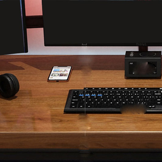 Industrial Rectangular Gaming Desk Solid Wood Writing Desk for Home Clearhalo 'furn' 'furn_office_desk' 'Furniture' 'Office Desks' 'Office Furniture' 'office_desk' 1200x1200_15317650-b5bf-42cc-ac09-bbe8de514bda