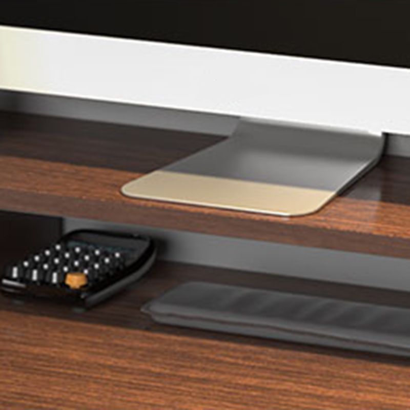 Escritorio de pie de casa contemporáneo escritorio de madera de pie ajustable