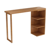 Modern Pub Height Dining Table Natural Pine Counter Height Table