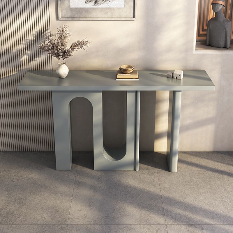 Artificial Wooden Console Accent Table with Rectangle Table for Hall