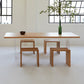 Moderne 1/5 Stück Ess -Set Rechteck Kiefernholz Esstisch für Wohnzimmer Gebrauch