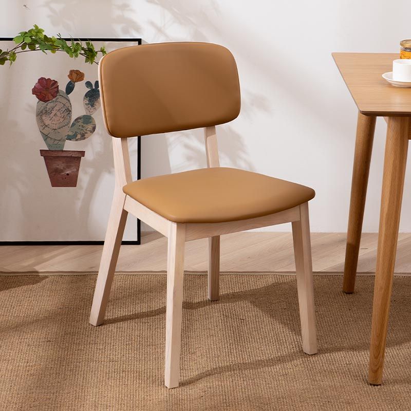 Wood Dining Side Chair Open Back Dining Side Chair for Dining Room Clearhalo 'Dining Chairs' 'Dining Tables & Seating' 'dining_chair' 'furn' 'furn_dining_chair' 'Furniture' 'Kitchen & Dining Furniture' 1200x1200_1539e9d9-27f7-4685-bd5d-94b3c061982b