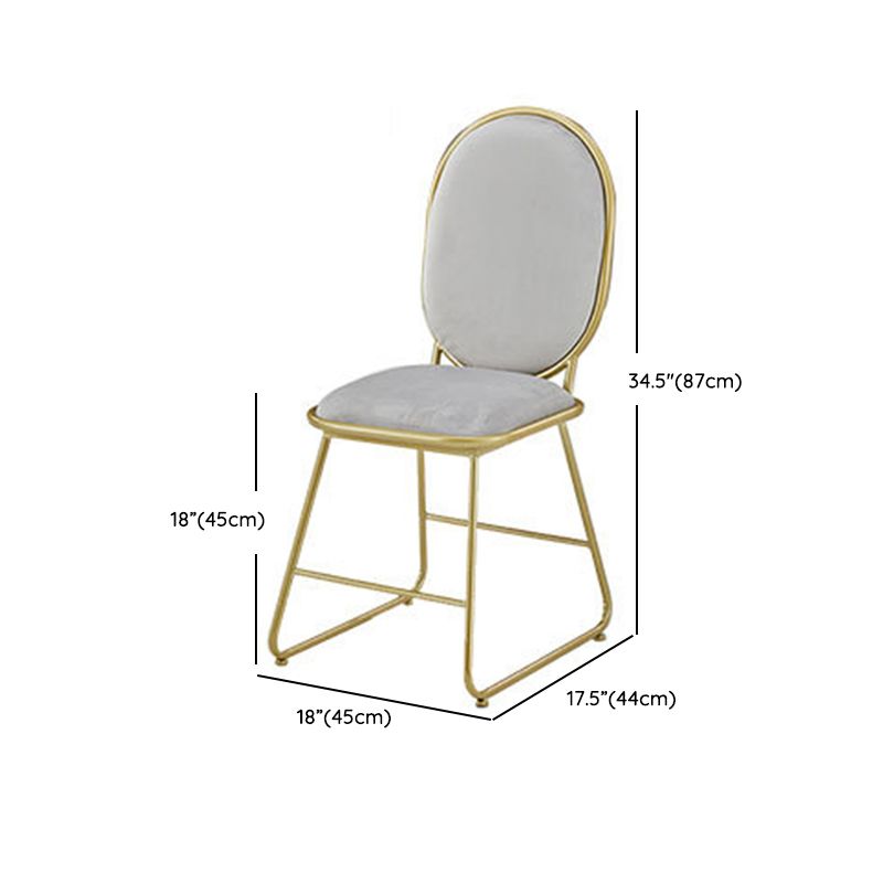 Hochglänzender weißer Esstisch Set 1/4/5/7 Stücke Glam