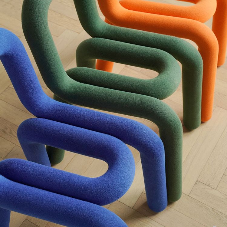 Designer Style Velvet Dining Room Side Chair Matte Finish Open Back Single Dining Chair Clearhalo ' kitchen&dining_furn' 'Dining Chairs' 'Dining Tables & Seating' 'dining_chair' 'furn' 'furn_dining_chair' 'Furniture' 'furniture_dining_chair' 'Kitchen & Dining Furniture' 'kitchen' 1200x1200_153afd81-56ff-4263-8d33-dcaf7b35c883