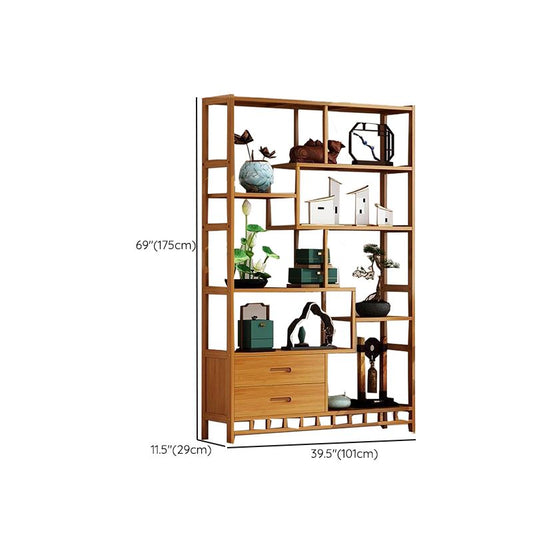 Scaffale di libri aperti verticali etagere verticale per la sala da studio