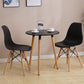 Wooden Dining Room Table for 2 Person with Natural Wood Legs Clearhalo 'Dining Tables & Seating' 'Dining Tables' 'dining_table' 'furn' 'furn_dining_table' 'Furniture' 'Kitchen & Dining Furniture' 1200x1200_153bb4dd-acd3-4980-9311-974b88182638