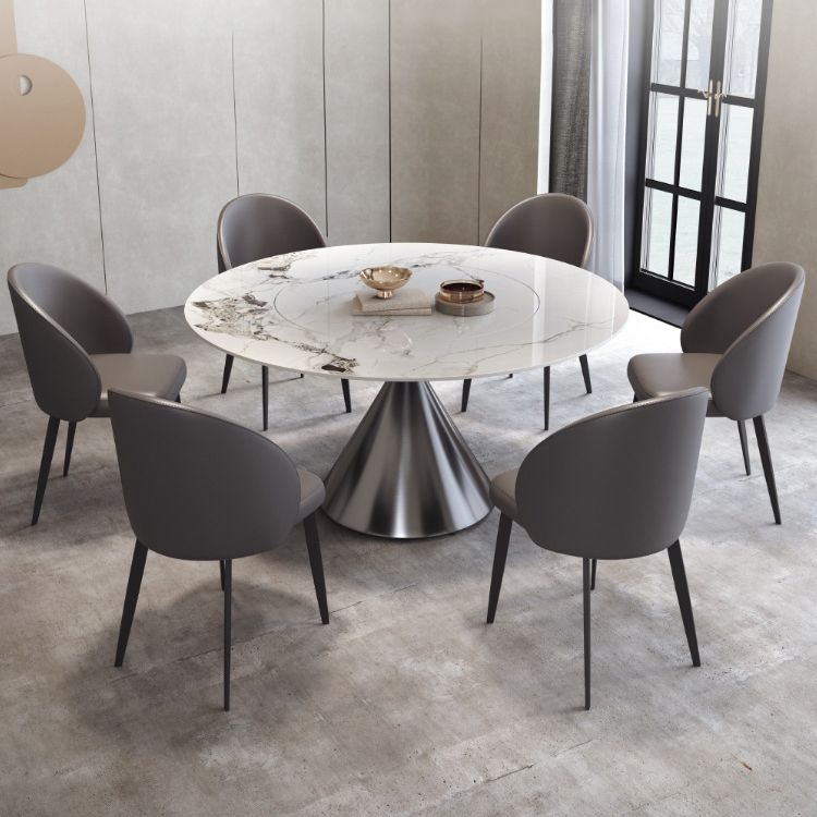Contemporary 1/4/5/7 Pieces Dining Set Round Dining Room Table Set Clearhalo 'Dining Room Sets' 'Dining Tables & Seating' 'dining_room_set' 'furn' 'furn_dining_room_set' 'Furniture' 'furniture_dining_room_set' 'Kitchen & Dining Furniture' 'kitchen&dining_furn' 'kitchen' 1200x1200_153bc332-a2fa-4af9-8f9d-6ee8ca15472f