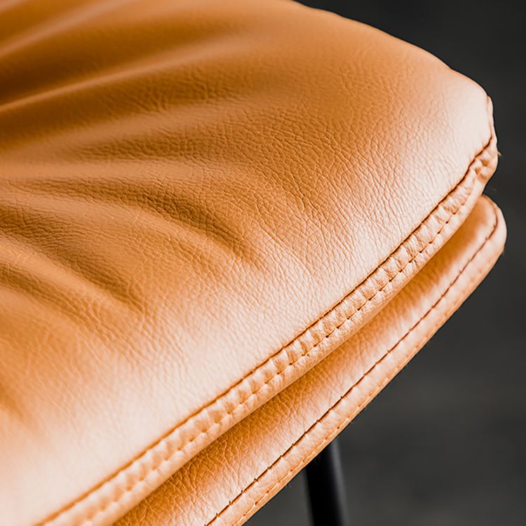 Coffee Shop Low Back Scandinavian Stool Matte Finish Upholstered Bar Stools Clearhalo 'Bar Furniture' 'Bar Stools' 'bar_stools' 'furn' 'furn_bar_stools' 'Furniture' 'furniture_bar_stools' 'Kitchen & Dining Furniture' 1200x1200_153cf520-67f4-468f-802a-78bd7dafff0b