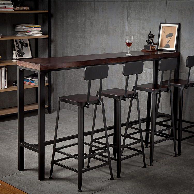Industrial Armless Counter Stool Iron Cafe Bar Stool with Leather Cushion and Pedal Clearhalo 'Bar Furniture' 'Bar Stools' 'bar_stools' 'furn' 'furn_bar_stools' 'Furniture' 'furniture_bar_stools' 'Kitchen & Dining Furniture' 1200x1200_153e3b78-9dc6-45ca-92a4-845cf44f1c54