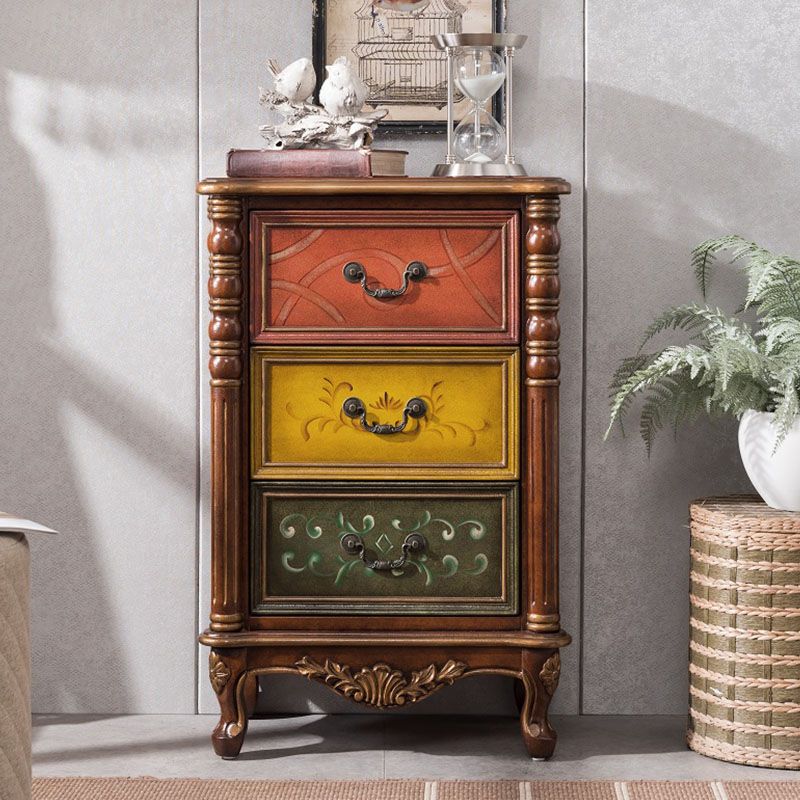 Traditional Style Storage Chest Vertical Lingerie Chest with 3 / 4 Drawers Clearhalo 'Bedroom Furniture' 'Dressers & Chests' 'dressers_chests' 'furn' 'furn_dressers_chests' 'Furniture' 1200x1200_153e3c7e-b056-4274-b463-5e8e6b89f9c8