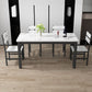 Modern Rectangular Dining Table Wooden Tabletop for Living Room Clearhalo 'Dining Tables & Seating' 'Dining Tables' 'dining_table' 'furn' 'furn_dining_table' 'Furniture' 'Kitchen & Dining Furniture' 1200x1200_1542c041-4df2-4a19-a94f-677d76c9226b