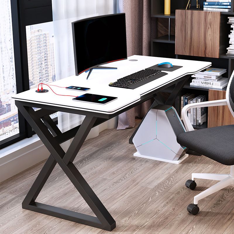 Escritorio moderno de juego de 23 pulgadas de ancho escritorio de madera rectangular de la oficina