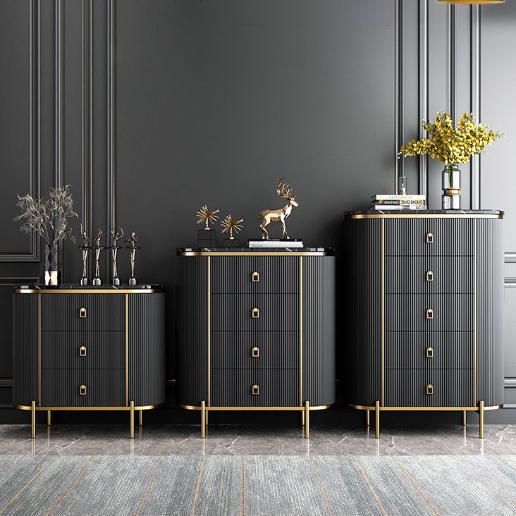 Wood Dining Room Sideboard Cabinet Glam Buffet Server Cabinet with Drawers Clearhalo 'buffet_sideboard' 'Buffets & Sideboards' 'Furniture' 'furniture_buffet_sideboard' 'Kitchen & Dining Furniture' 1200x1200_15433b91-ec96-4e10-9283-23f84019499b