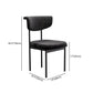 Glam Style Upholstered Side Chair Matte Finish Open Back Dining Chair for Home Use Clearhalo ' kitchen&dining_furn' 'Dining Chairs' 'Dining Tables & Seating' 'dining_chair' 'furn' 'furn_dining_chair' 'Furniture' 'furniture_dining_chair' 'Kitchen & Dining Furniture' 'kitchen' 1200x1200_15434318-0d30-4ca4-a88f-9fc56ee85ab1