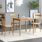 Square Wood Color Dining Table Oak Solid Wood Table Industrial with 4 Legs Clearhalo ' dining_table' 'Dining Tables & Seating' 'Dining Tables' 'furn' 'furn_dining_table' 'Furniture' 'furniture_dining_table' 'Kitchen & Dining Furniture' 'kitchen&dining_furn' 'kitchen' 'kitchen_dining_table' 1200x1200_1544ec67-0244-42e4-bcbb-579f81be21ce