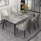 Nordic Style 1/4/5/7 Rectangle Dining Room Set with Leather Chairs Clearhalo 'Dining Room Sets' 'Dining Tables & Seating' 'dining_room_set' 'furn' 'furn_dining_room_set' 'Furniture' 'furniture_dining_room_set' 'Kitchen & Dining Furniture' 'kitchen&dining_furn' 'kitchen' 1200x1200_15453c0f-af59-40f6-bf01-893d3fbacfb6