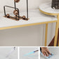 Tavolo console in pietra glam tavolo divano console di ferro dorato per sala