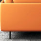 Standard Faux Leather Sofa Modern Pillow Top Arm Sofa in Orange Clearhalo 'furn' 'furn_sofas' 'Furniture' 'Living Room Furniture' 'Sofa' 'sofas' 1200x1200_154916c5-0024-4eee-bb2c-250b624fae15