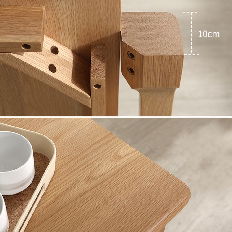 Rectangle Oak Wood Dining Table Modern Kitchen Table in Nature with 4 Legs Clearhalo ' dining_table' 'Dining Tables & Seating' 'Dining Tables' 'furn' 'furn_dining_table' 'Furniture' 'furniture_dining_table' 'Kitchen & Dining Furniture' 'kitchen&dining_furn' 'kitchen' 'kitchen_dining_table' 1200x1200_154bc2b8-4d76-4e10-8a94-bd2bd19a3b1d