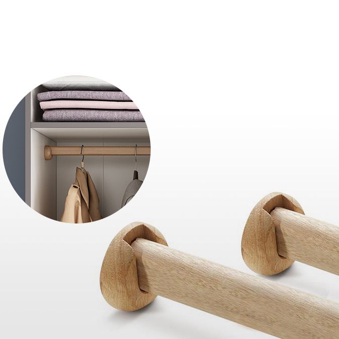 Wooden Wardrobe Closet With Shelves Contemporary Wardrobe Armoire Clearhalo 'Armoires & Wardrobes' 'armoires_wardrobes' 'Bedroom Furniture' 'furn' 'furn_armoires_wardrobes' 'Furniture' 1200x1200_154d410d-2351-4f75-a96a-b4155aae414b