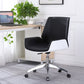 Silver Metal Modern Conference Chair Mid-Back and Leather Conference Chair Clearhalo 'furn' 'furn_office_chair' 'Furniture' 'furniture_office_chair' 'Office Chairs' 'Office Furniture' 'office_chair' 1200x1200_154d4c0d-213c-42c4-ae03-4356110e2382