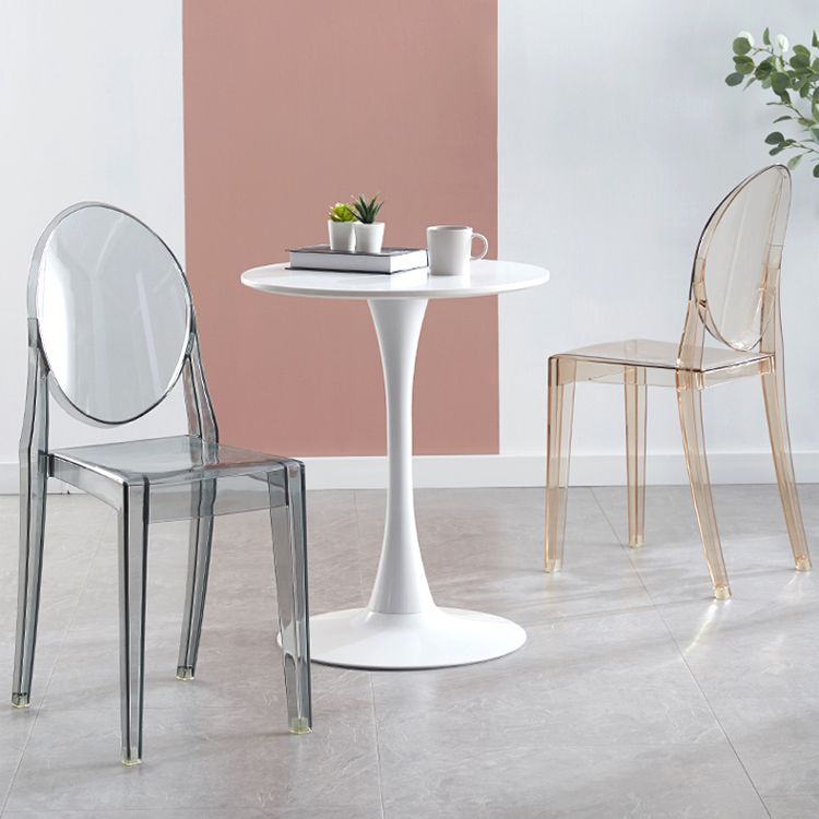 King Louis Back Chair Scandinavian Acryl Dining Kitchen Room fauteuil fauteuil