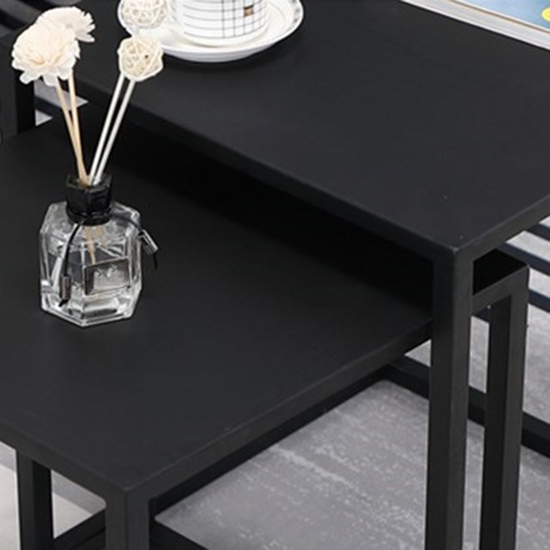 Frame 2 Nesting Coffee Table Mid-Century Metal Square Cocktail Table Clearhalo 'Coffee & Accent Tables' 'Coffee Tables' 'coffee_tables' 'furn' 'furn_coffee_tables' 'Furniture' 'Living Room Furniture' 1200x1200_155961c7-3d4f-4d08-aa5a-4ee4254979b0