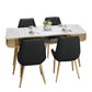 Modern 1/2/5/7 Pieces Dining Set Marble Dining Furniture Set /Separate Items Clearhalo 'Dining Room Sets' 'Dining Tables & Seating' 'dining_room_set' 'furn' 'furn_dining_room_set' 'Furniture' 'furniture_dining_room_set' 'Kitchen & Dining Furniture' 'kitchen&dining_furn' 'kitchen' 1200x1200_155cc755-db80-4e5b-8f49-307988a47310