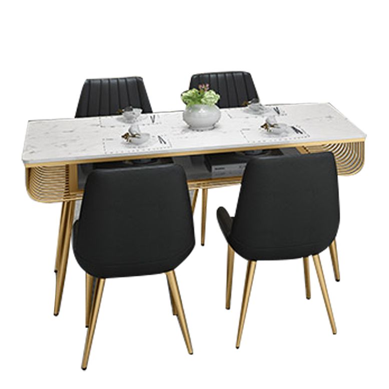 Modern 1/2/5/7 Pieces Dining Set Marble Dining Furniture Set /Separate Items Clearhalo 'Dining Room Sets' 'Dining Tables & Seating' 'dining_room_set' 'furn' 'furn_dining_room_set' 'Furniture' 'furniture_dining_room_set' 'Kitchen & Dining Furniture' 'kitchen&dining_furn' 'kitchen' 1200x1200_155cc755-db80-4e5b-8f49-307988a47310