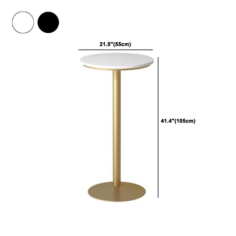 Glam 1/2/3/5 Pieces Artificial Marble Bar Table Set Fixed Table Counter Set Clearhalo 'Bar Furniture' 'furn' 'furn_home_bar_bar_sets' 'Furniture' 'Home Bars & Bar Sets' 'home_bar_bar_sets' 'Kitchen & Dining Furniture' 1200x1200_155ea61e-aa13-46db-8b2c-2ffbcbb9692a