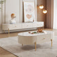 2 Legs Single Coffee Table Glam Oval Coffee Table with Drawer Clearhalo 'Coffee & Accent Tables' 'Coffee Tables' 'coffee_tables' 'furn' 'furn_coffee_tables' 'Furniture' 'Living Room Furniture' 1200x1200_155f19fc-c87f-4f07-8c95-6700eb0461ba