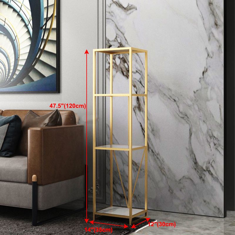 Industrial Vertical Open Etagere Bookshelf Iron Frame Manufactured Wood Shelf Bookshelf Clearhalo 'Bookcases' 'furn' 'furn_bookcases' 'Furniture' 'furniture_bookcases' 'kitchen' 'kitchen_bookcases' 'Living Room Furniture' 'Office Furniture' 1200x1200_1560dc04-9147-4acc-a16f-1f9e91b2960f