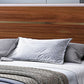 Mid-Century Modern Standard Bed Walnut Espresso Bed Frame With Custom Gold Legs Clearhalo 'Bedroom Furniture' 'Beds' 'furn' 'furn_beds' 'Furniture' 1200x1200_1560dd3d-87b9-42c6-a875-64d95ab7495e