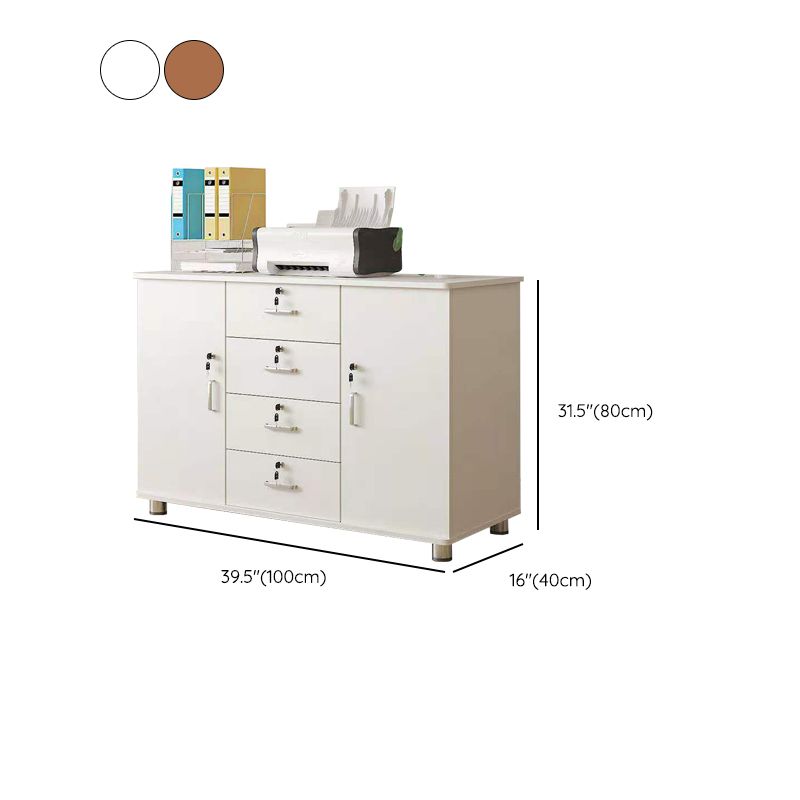 Traditional Wood Cabinet Drawers Storage File Cabinet with Shelves Clearhalo 'Filing Cabinets' 'filling_cabinets' 'furn' 'furn_filling_cabinets' 'Furniture' 'Office Furniture' 1200x1200_1566eb14-6285-4b0e-8a4f-22c9dad30c3b