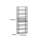 Modern Floor Wine Rack Kit Metal Wine Holder Rack with Shelf