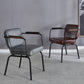 Industrial Leather Square Dining Chair Parsons Arm Chairs for Home Use Clearhalo ' kitchen&dining_furn' 'Dining Chairs' 'Dining Tables & Seating' 'dining_chair' 'Furniture' 'furniture_dining_chair' 'Kitchen & Dining Furniture' 'kitchen' 1200x1200_156c4d3e-80a1-4aa0-9def-8981f86e0dba